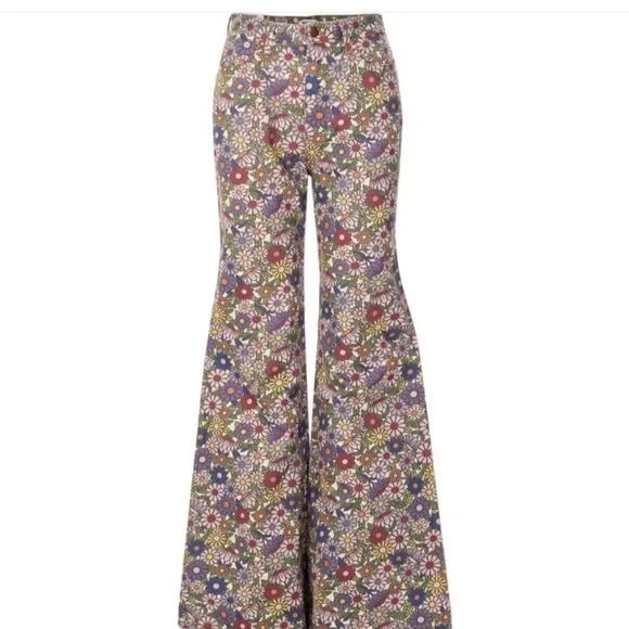 Wrangler Floral Flare Jeans - Multicolor - Picture 8 of 8